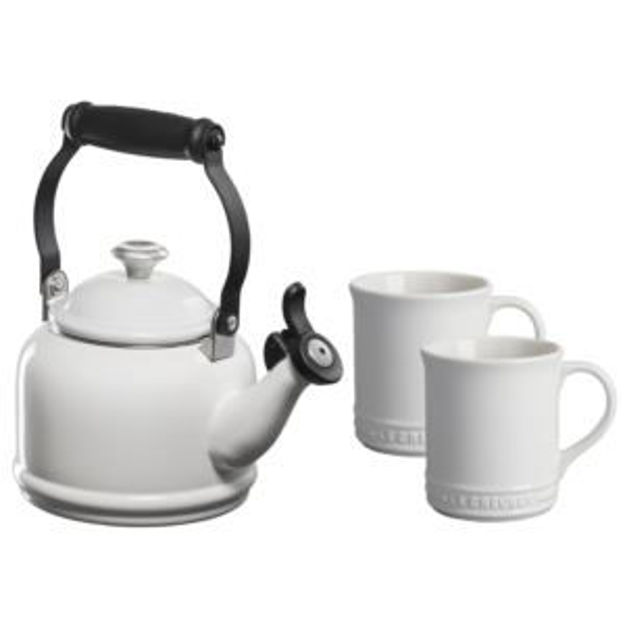 Picture of Demi Kettle & Mug Set White