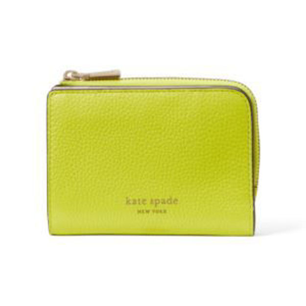 Picture of Ava Colorblocked Zip Bifold Wallet - Wasabi Multi