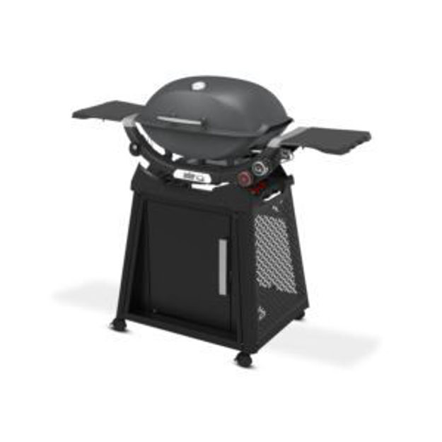 Picture of Q+ Premium Gas Grill Cart Bundle - Charcoal Gray