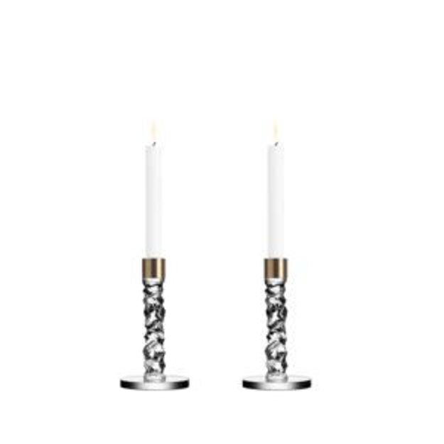 Picture of Carat Candlestick Pair Small Brass