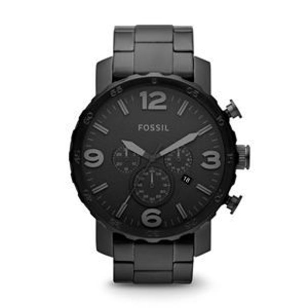 Picture of Mens Nate Stainless Steel Watch Black