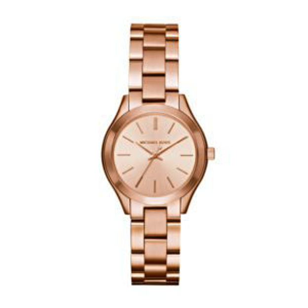 Picture of Ladies Mini Runway Rose Gold-Tone SS Watch Rose Gold Dial