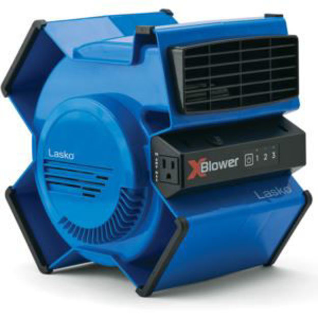 Picture of X-Blower Multi-Position Utility Blower Fan in Blue Color