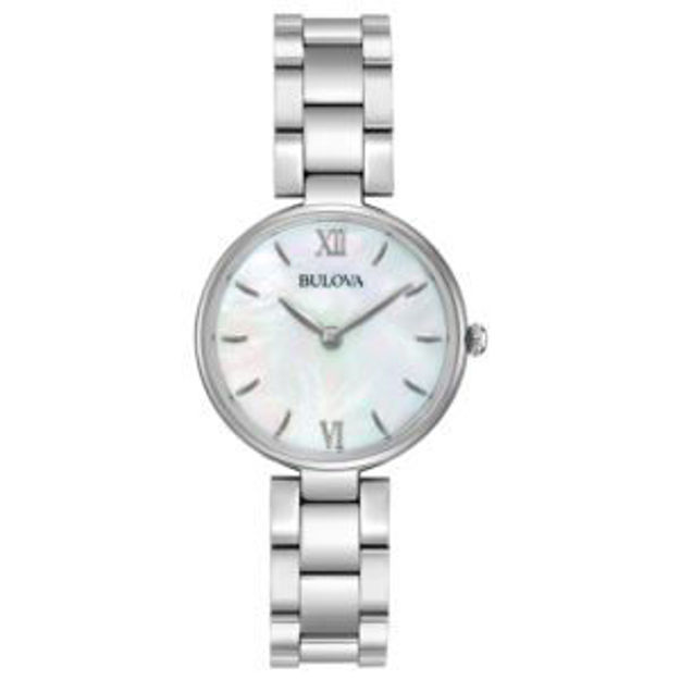 Picture of Ladies' Classic Silver-Tone Stainless Steel Watch Mother-of-Pearl Dial