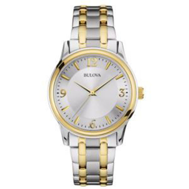 Picture of Men's Corporate Collection Gold & Silver-Tone Stainless Steel Watch Silver Dial