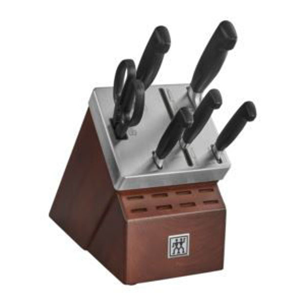 Picture of 7pc Four Star Self Sharpening Knife Block Set