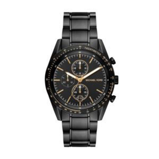 Picture of Men's Accelerator Chronograph Black Stainless Steel Watch Black Dial
