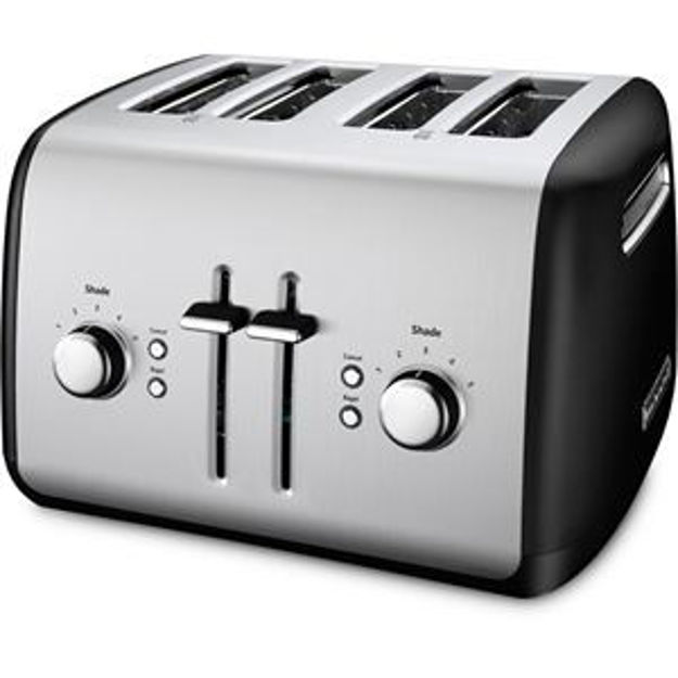 Picture of 4-Slice Toaster with Illuminated Buttons in Onyx Black