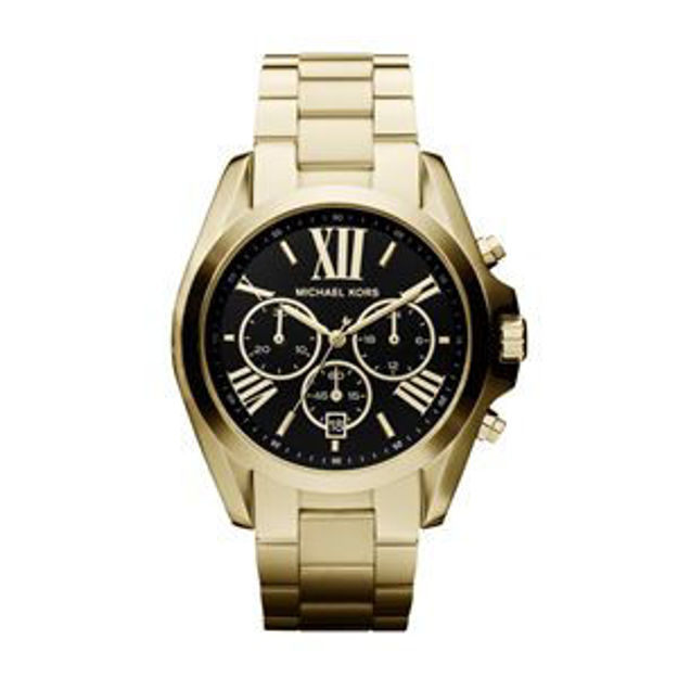 Picture of Unisex Bradshaw Gold-Tone Watch Black Dial