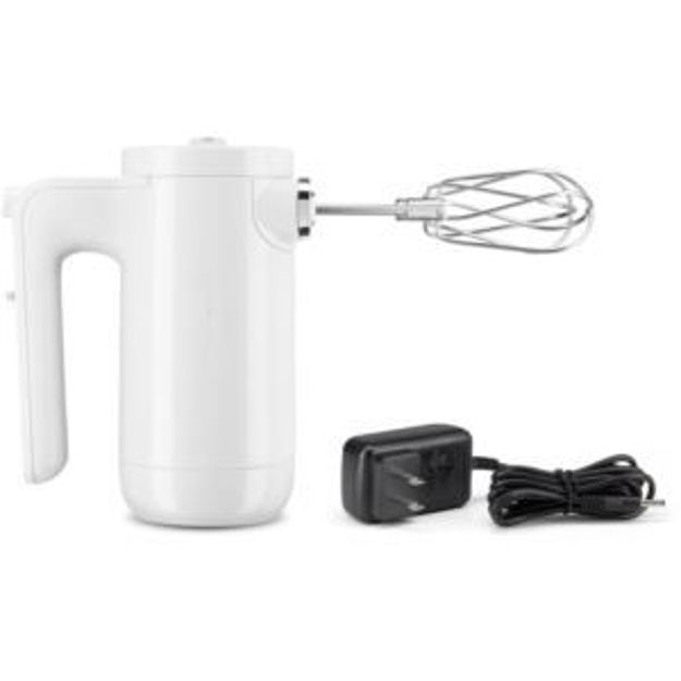Picture of Cordless 7-Speed Hand Mixer with Turbo Beaters II in White