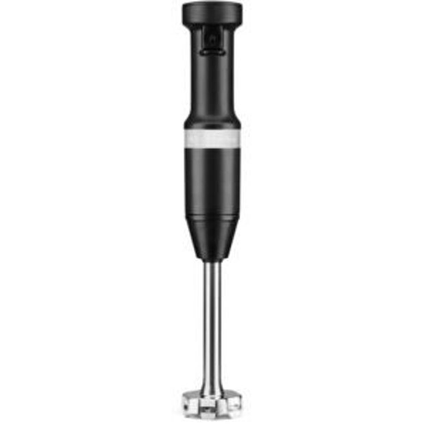 Picture of Corded Variable-Speed Immersion Blender in Black Matte with Blending Jar