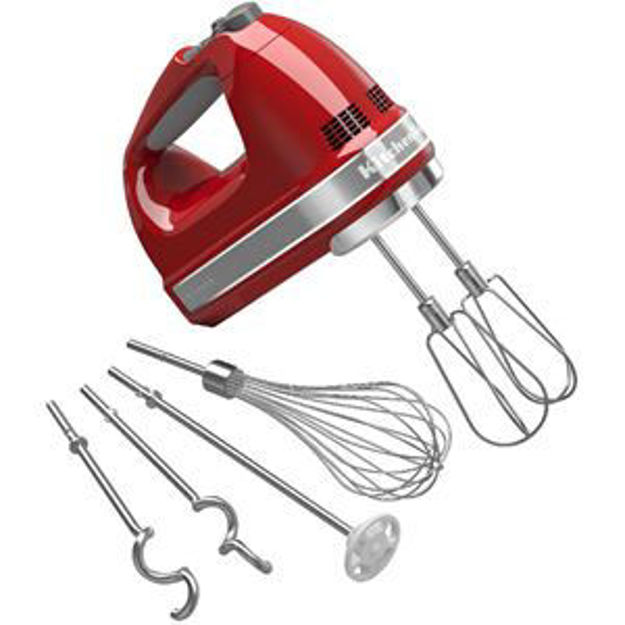 Picture of 9-Speed Hand Mixer with Turbo Beater II Accessories in Empire Red