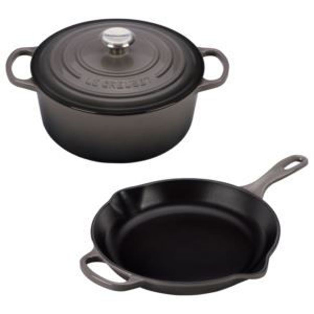 Picture of 3pc Signature Cast Iron Cookware Set Oyster