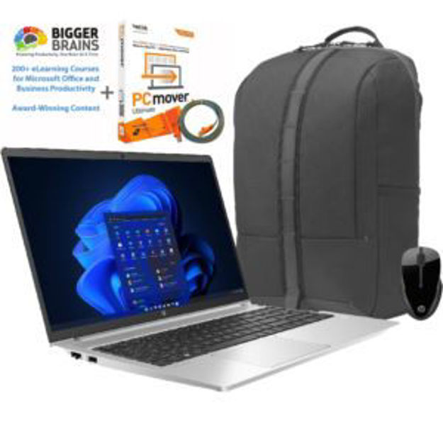 Picture of ProBook 15.6" Windows 11 Pro Notebook, backpack and wireless mouse