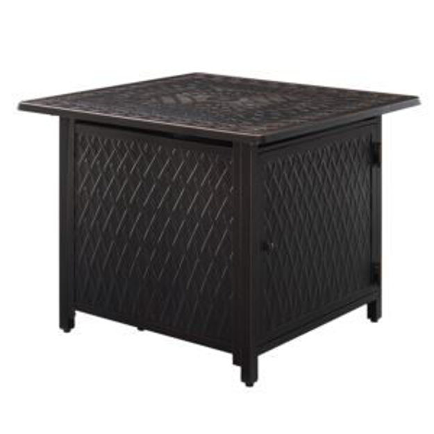 Picture of Cartney 32" Square Aluminum LPG Fire Pit Table
