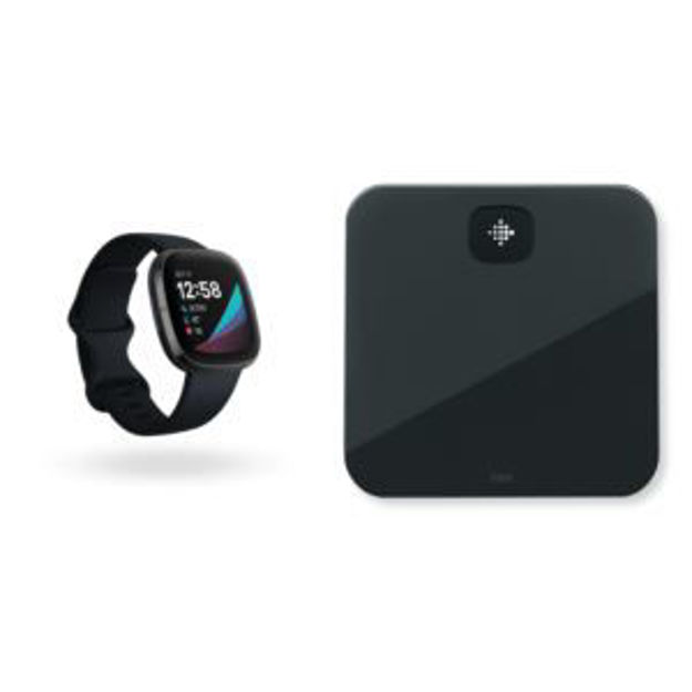 Picture of Sense Health Smartwatch w/ Aria Air Smart Scale Black/Carbon