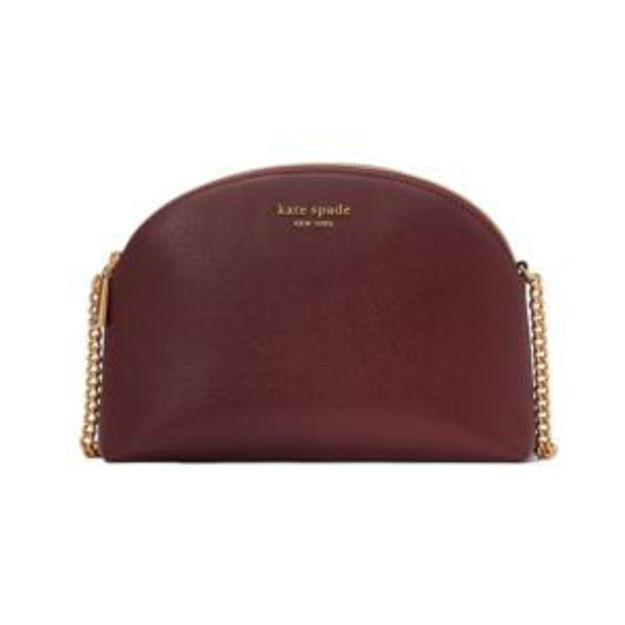 Picture of Morgan Double Zip Dome Crossbody - Cordovan