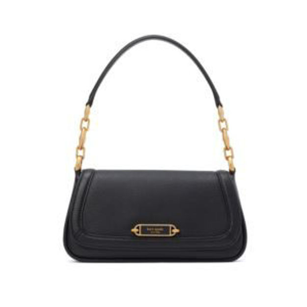 Picture of Gramercy Small Flap Shoulder Bag - Black