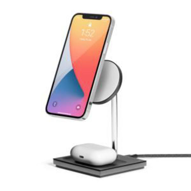 Picture of Snap Magnetic 2-in-1 Wireless Charger Black