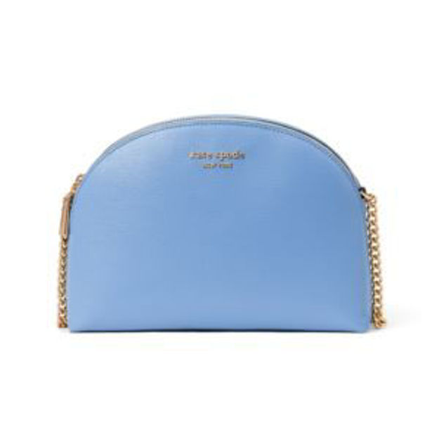 Picture of Morgan Double Zip Dome Crossbody - Kingfisher Blue