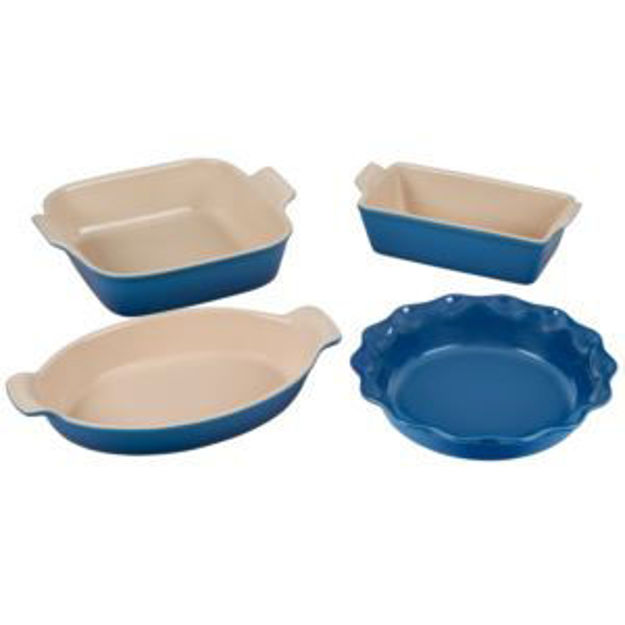 Picture of 4pc Heritage Stoneware Bakeware Set Marseille