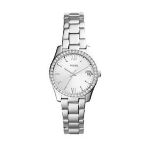 Picture of Ladies Scarlette Mini Silver Crystal Watch Silver Dial