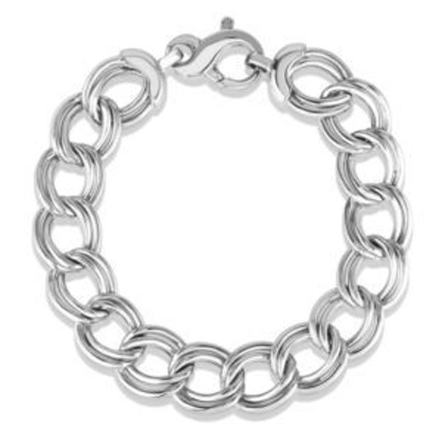 Picture of Curb Link Sterling Silver Bracelet