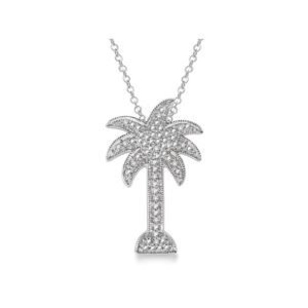 Picture of Diamond Palm Tree Necklace