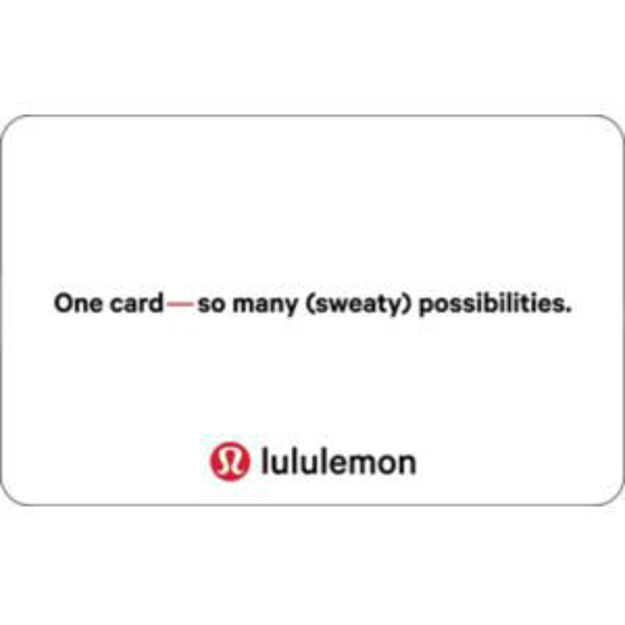 Picture of $75.00 lululemon eGift Card
