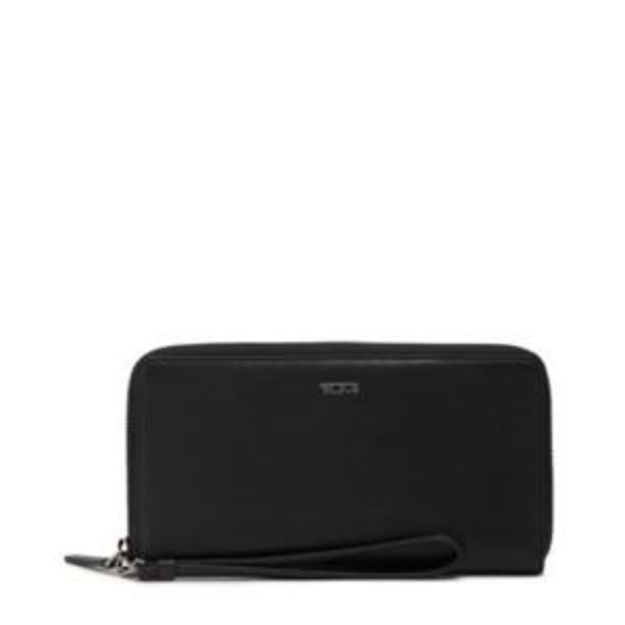 Picture of Belden Travel Wallet- Black Leather