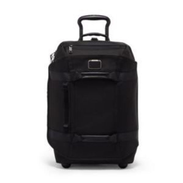 Picture of Alpha Bravo International 2 Wheeled Duffel Backpack Carry On- Black