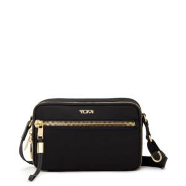 Picture of Voyageur Langley Crossbody- Black/Gold