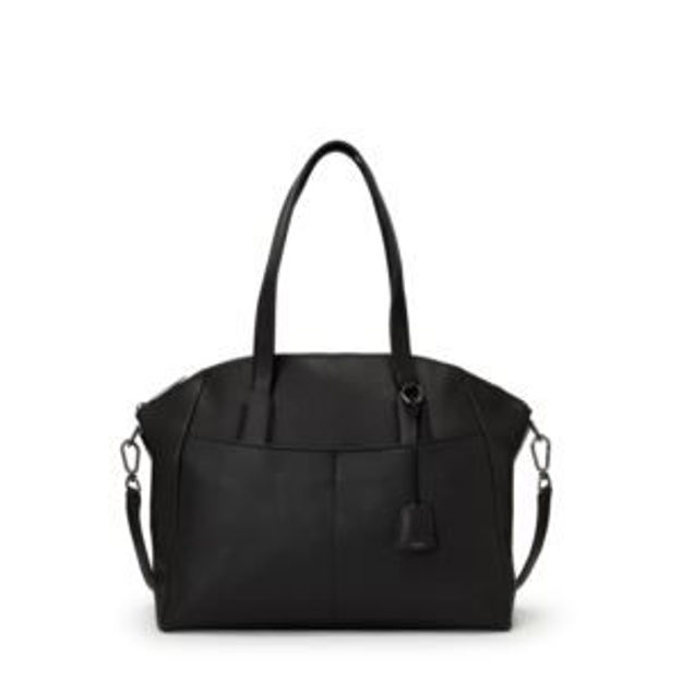 Picture of Mezzanine Linz Large Carryall- Black Leather