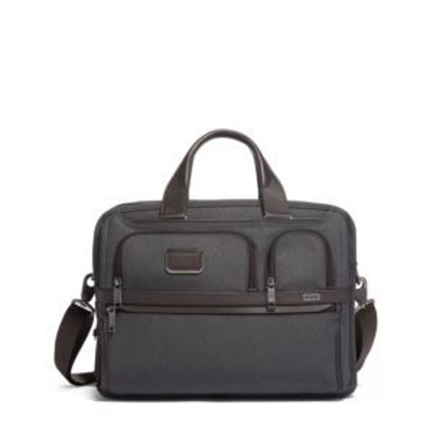 Picture of Alpha Expandable Organizer Laptop Brief- Anthracite