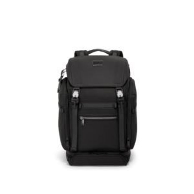 Picture of Alpha Bravo Expedition Flap Backpack- Black