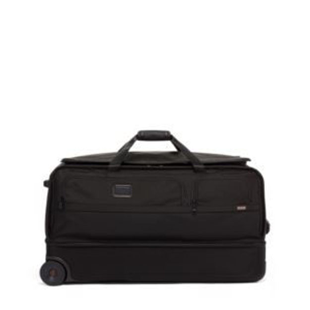 Picture of Alpha Large Split 2 Wheeled Duffel- Black