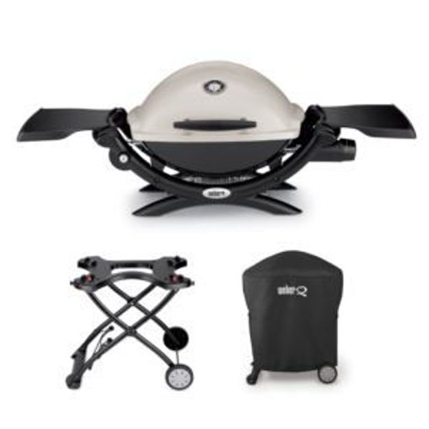 Picture of KIT Q1200 LP Gas Grill w/ Cart + Cover