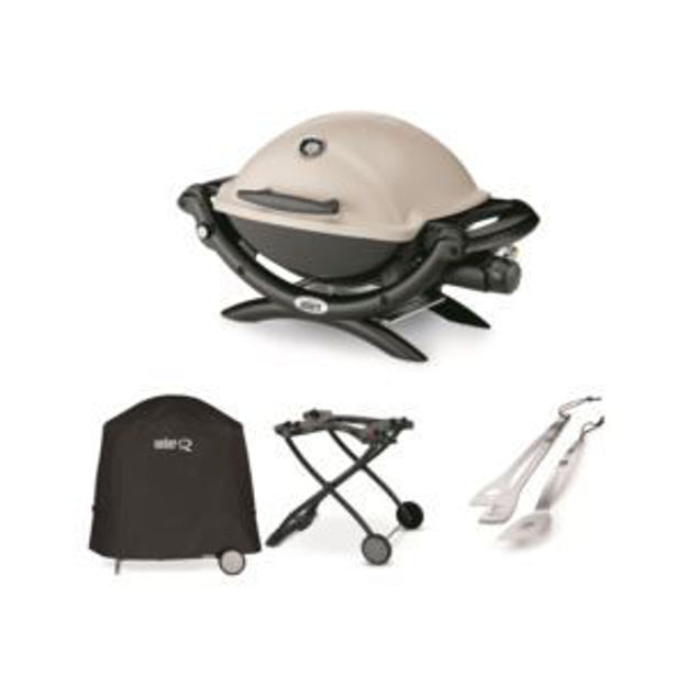 Picture of KIT Q1200 Gas Grill +2pc Tools/Cart/Cover-Titanium