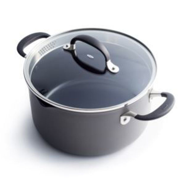 Picture of Good Grips 6qt Nonstick Stockpot w/ Straining Lid