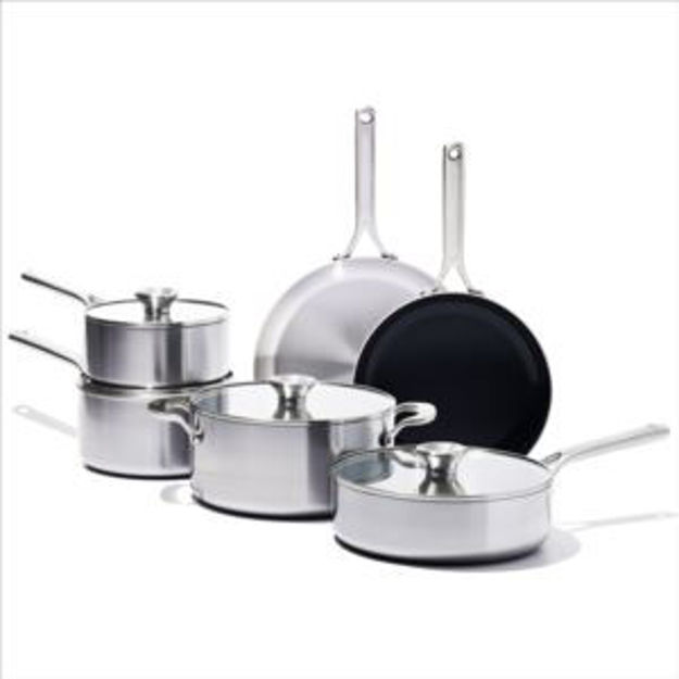 Picture of Mira Tri-Ply Stainless Steel 10pc Cookware Set
