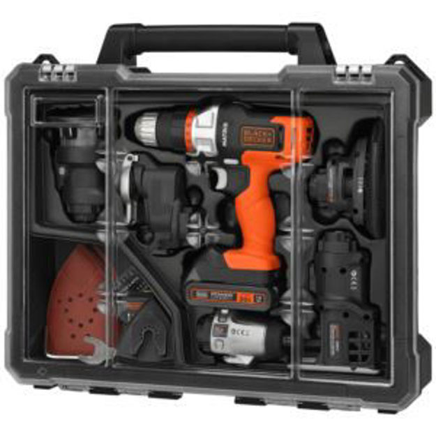 Picture of MATRIX 20V MAX Power Tool Kit w/ 6 Attachments & Storage Case