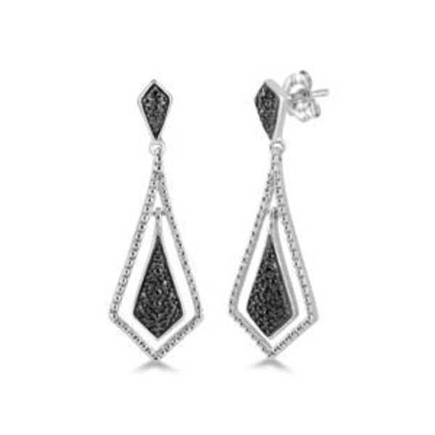 Picture of Black Diamond Earrings