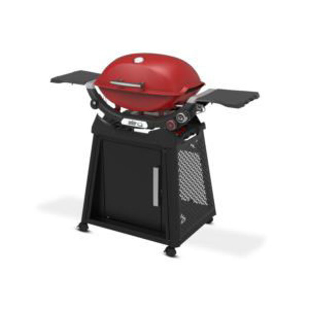 Picture of Q+ Premium Gas Grill Cart Bundle - Red