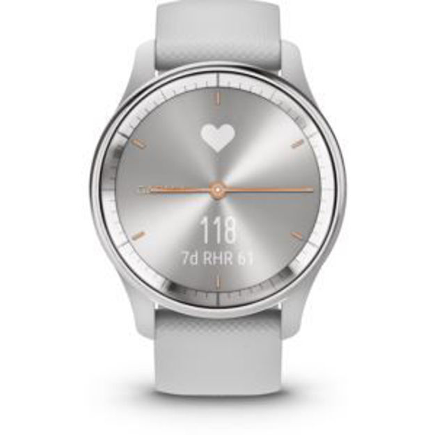 Picture of vivomove Trend, SilverStainless Steel Bezel with Gray Case and Silicone Band