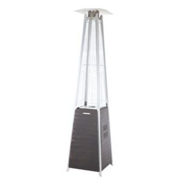 Picture of Coronado Brushed Bronze Pyramid Flame Patio Heater