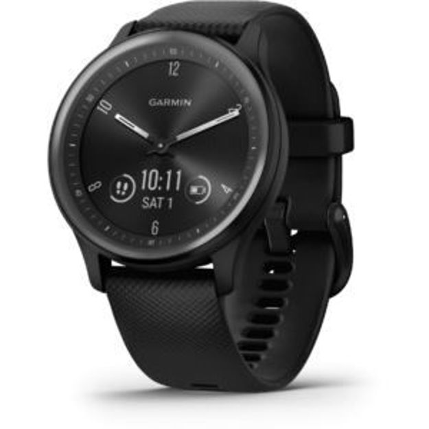Picture of vivomove Sport, Black Case and Silicone Band with Slate Accents