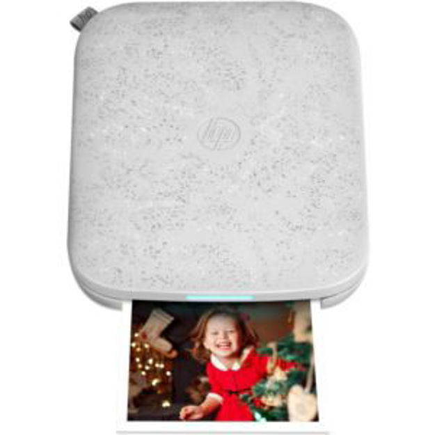 Picture of HP Sprocket 3x4 Instant Photo Printer - Prints 3.5x4.25" Photos from iOS & Android - White