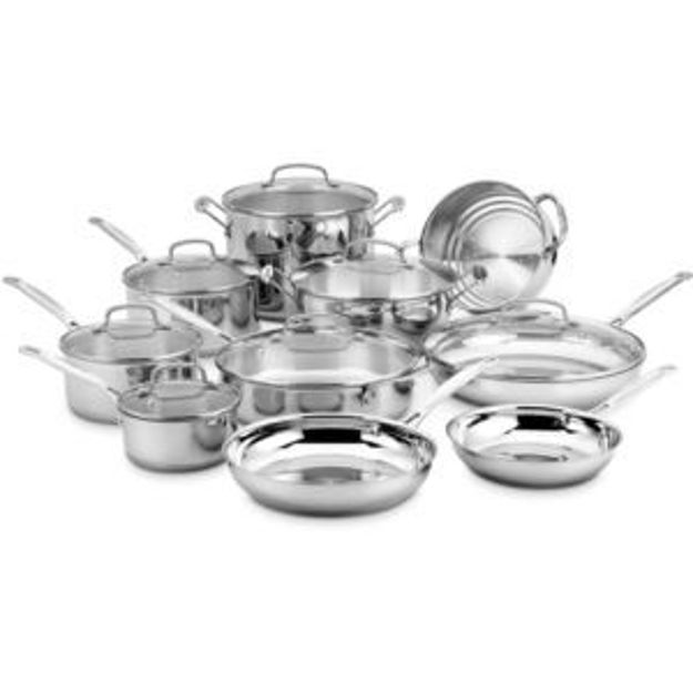 Picture of Chef's Classic Stainless 17-Piece Cookware Set