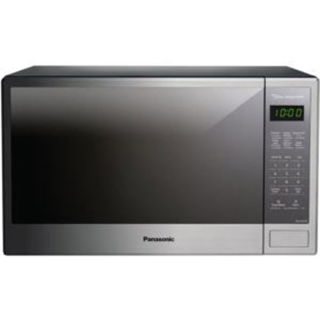 Picture of Genius Sensor 1.3-Cu. Ft. 1100W Countertop Microwave Oven in Stainless Steel