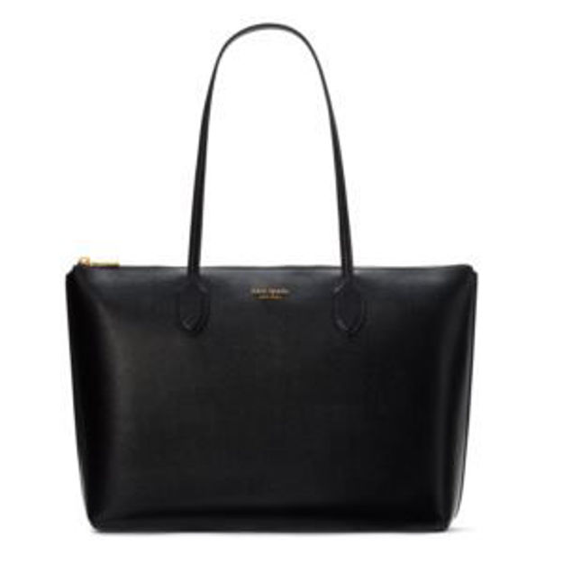 Picture of Bleecker Large Zip Top Tote - Black